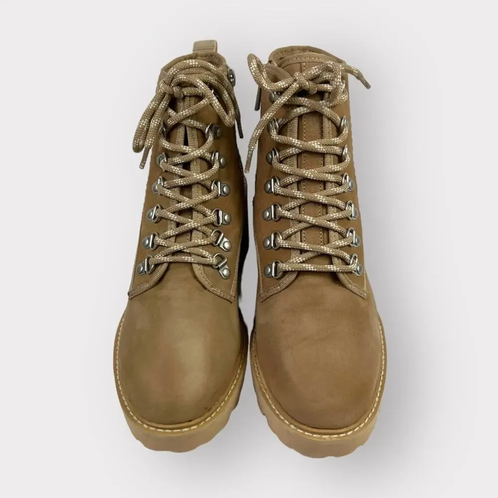 Dolce Vita Huey Hiker Lace-Up Bootie in Mushroom Nubuck Size 10 - Picture 10 of 15